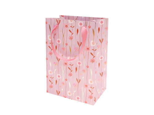 Torba prezentowa - Rico Design - Flower Tendrils, 18 x 26 x 12 cm