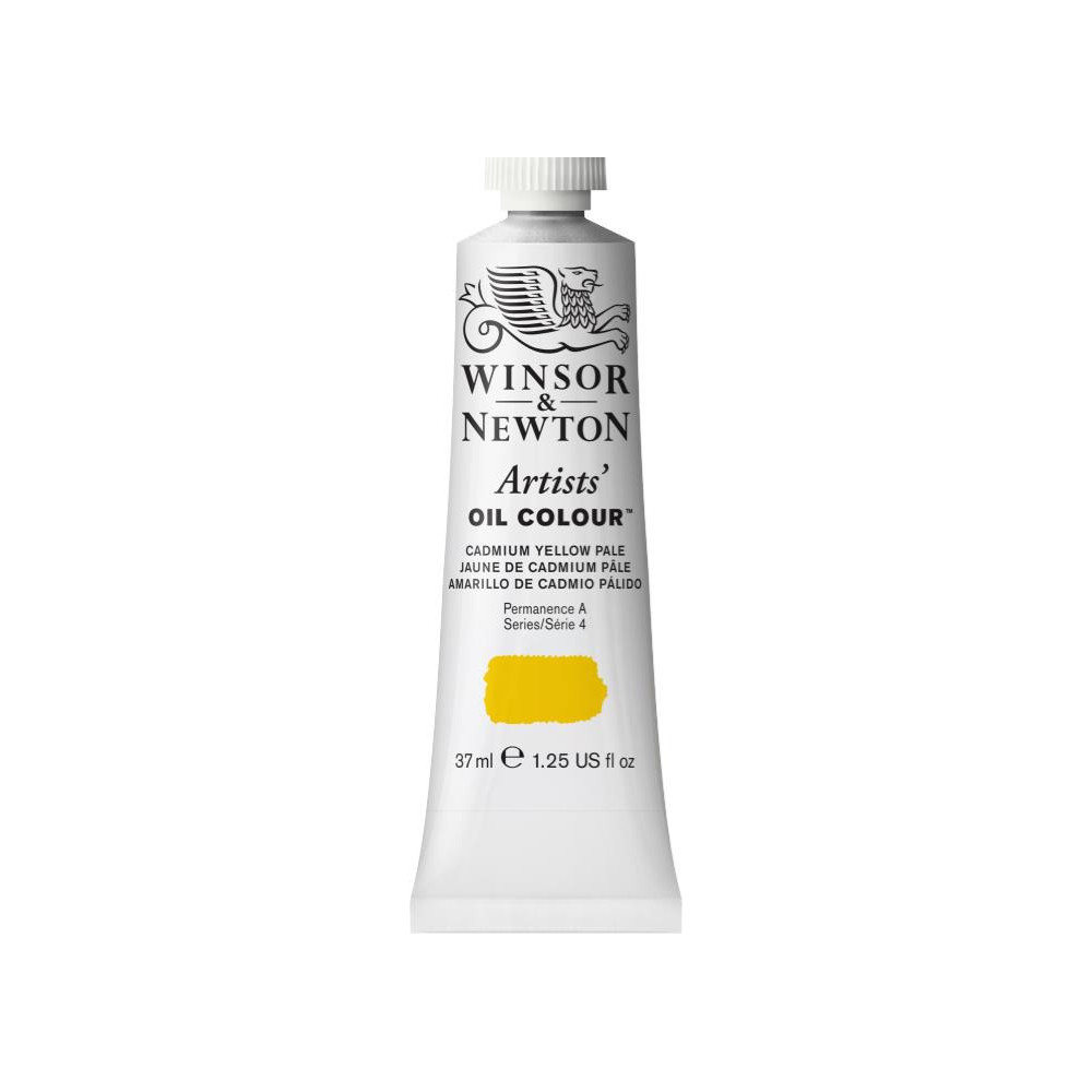 Oil paint Artists' Oil Colour - Winsor & Newton - Cadmium Yellow Pale, 37 ml