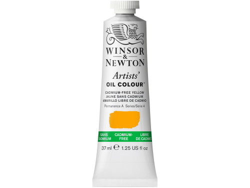 Oil paint Artists' Oil Colour - Winsor & Newton - Cadmium Free Yellow, 37 ml