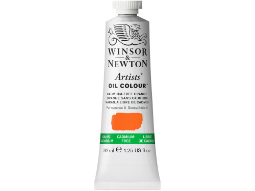 Farba olejna Artists' Oil Colour - Winsor & Newton - Cadmium Free Orange, 37 ml