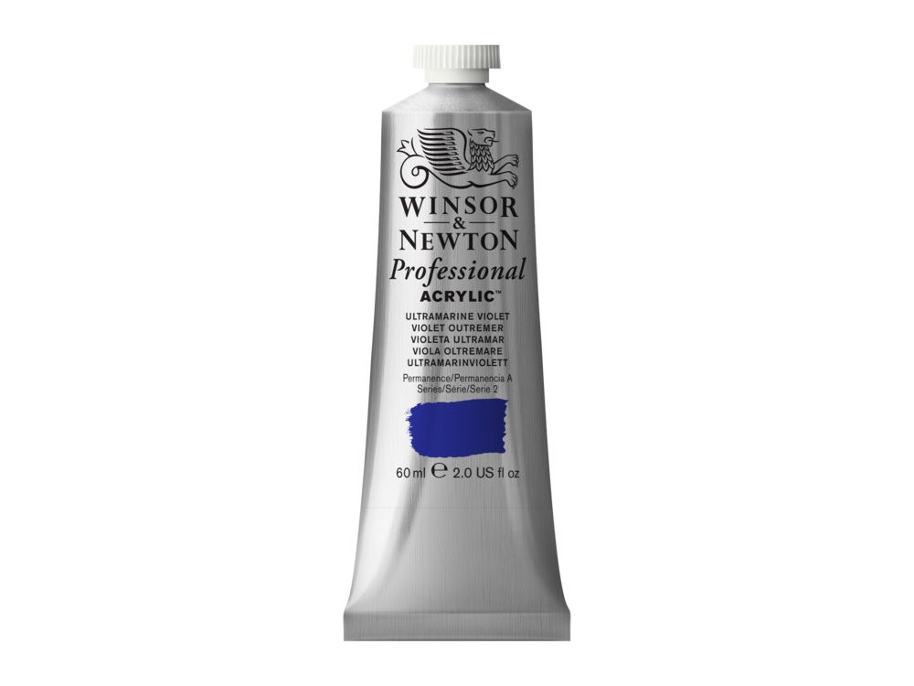 Acrylic paint Professional Acrylic - Winsor & Newton - Ultramarine Violet, 60 ml