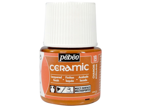 Farba do ceramiki i szkła Ceramic - Pébéo - Chamois, 45 ml