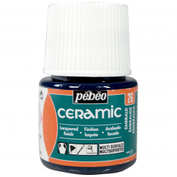 Paint for glass and ceramic - Pébéo - Emerald, 45 ml