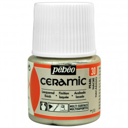 Paint for glass and ceramic - Pébéo - Pearl, 45 ml