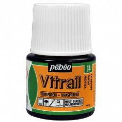 Farba do szkła Vitrail - Pébéo - Yellow, 45 ml