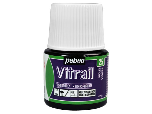 Farba do szkła Vitrail - Pébéo - Violet, 45 ml