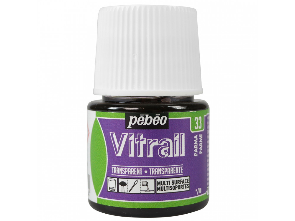 Farba do szkła Vitrail - Pébéo - Parma, 45 ml