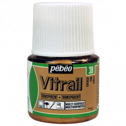 Paint for glass Vitrail - Pébéo - Gold, 45 ml