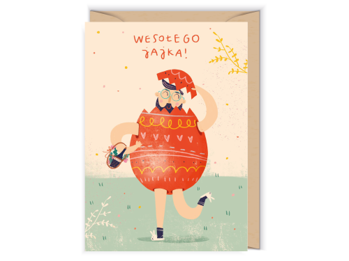 Greeting card - Cudowianki - Wesołego jajka, 12 x 17 cm