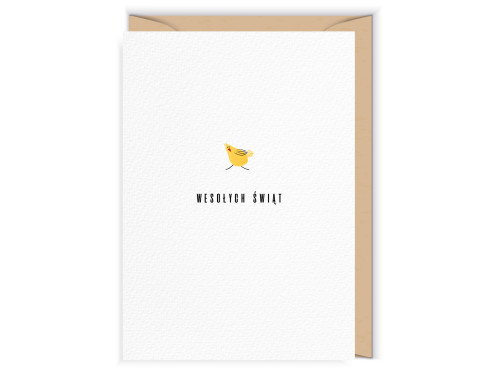 Greeting card - Cudowianki - Kurczaczek, 12 x 17 cm