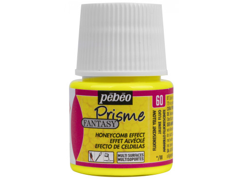 Fantasy Prisme paint - Pébéo - Fluorescent Yellow, 45 ml