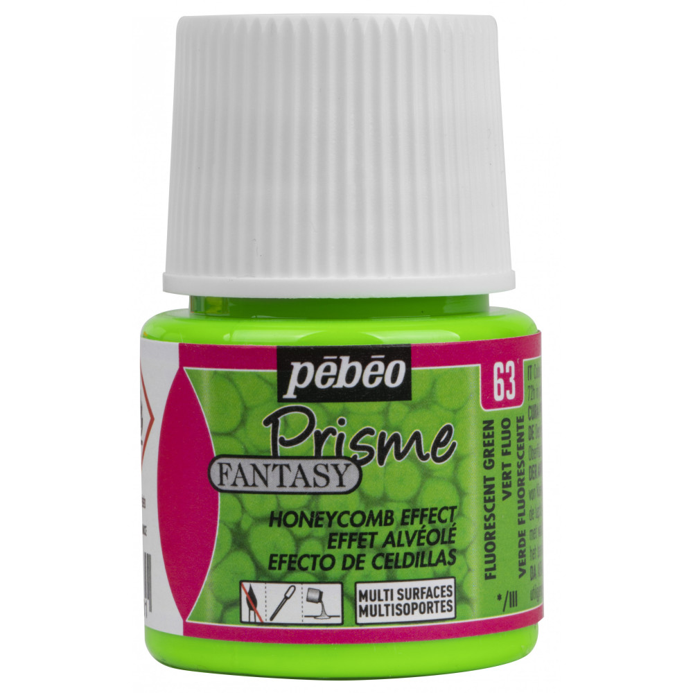 Farba Fantasy Prisme - Pébéo - Fluorescent Green, 45 ml