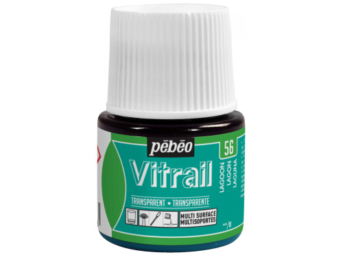 Paint for glass Vitrail - Pébéo - Lagoon, 45 ml