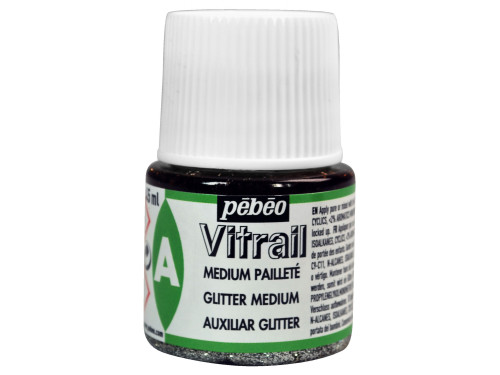 Glitter Medium for Vitrail paints - Pébéo - 45 ml
