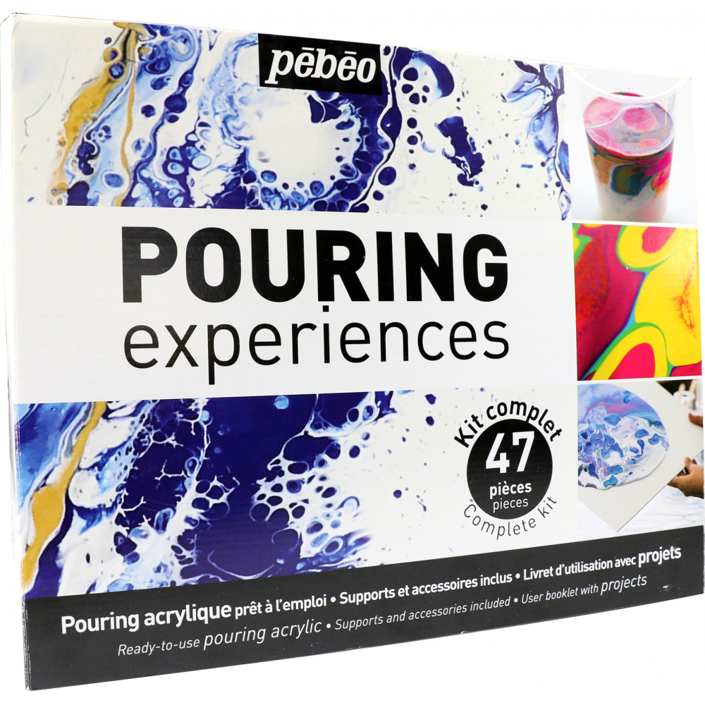 Zestaw do pouringu Pouring Experiences - Pébéo - 47 szt.
