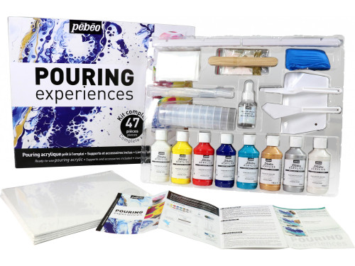 Set of Pouring Experiences - Pébéo - 47 pcs