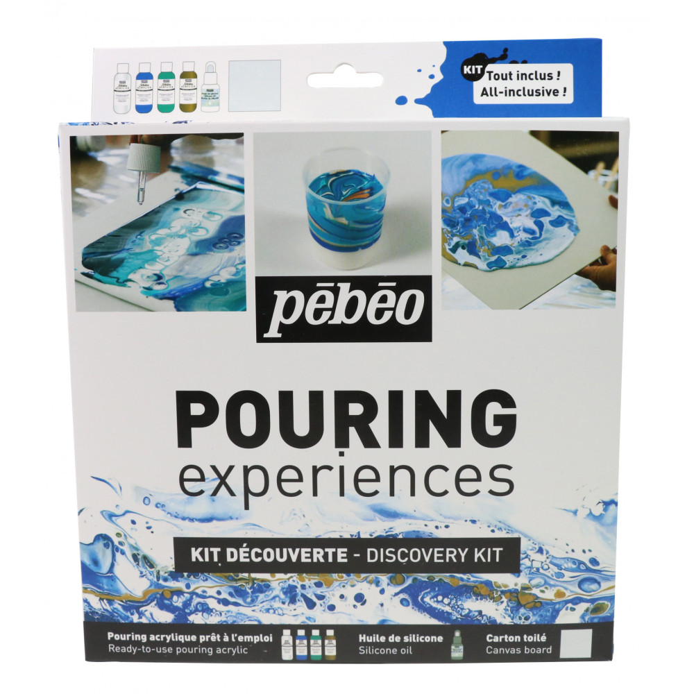 Zestaw do pouringu Pouring Experiences Discovery Kit - Pébéo - 6 szt.