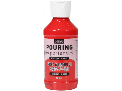 Acrylic paint Pouring Experiences - Pébéo - Magenta Red, 118 ml