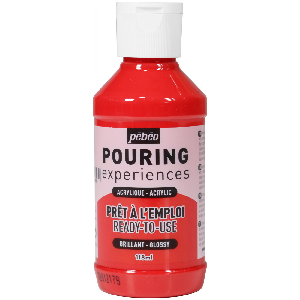 Acrylic paint Pouring Experiences - Pébéo - Magenta Red, 118 ml