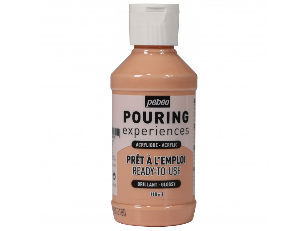 Farba akrylowa do pouringu Pouring Experiences - Pébéo - Portrait Pink, 118 ml