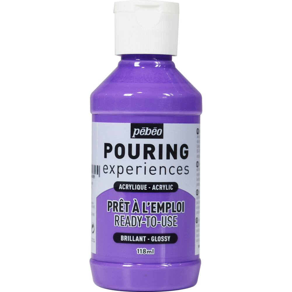 Acrylic paint Pouring Experiences - Pébéo - Light Violet, 118 ml