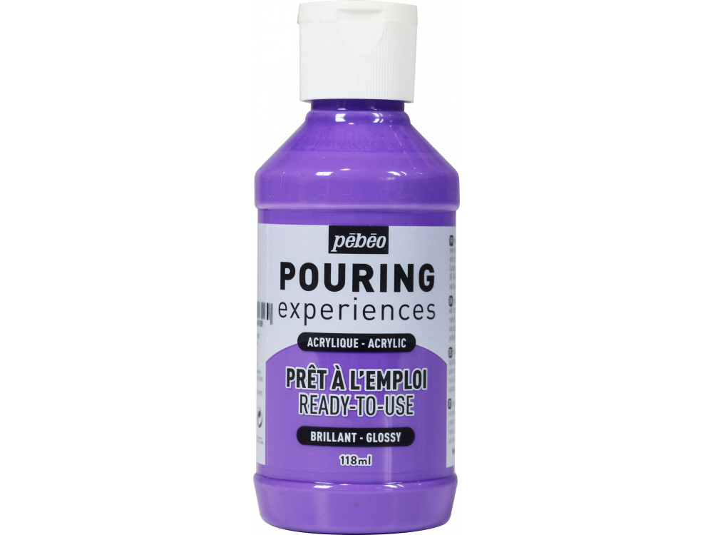 Acrylic paint Pouring Experiences - Pébéo - Light Violet, 118 ml