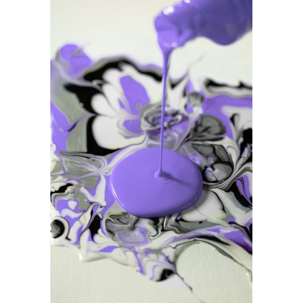 Farba akrylowa do pouringu Pouring Experiences - Pébéo - Light Violet, 118 ml