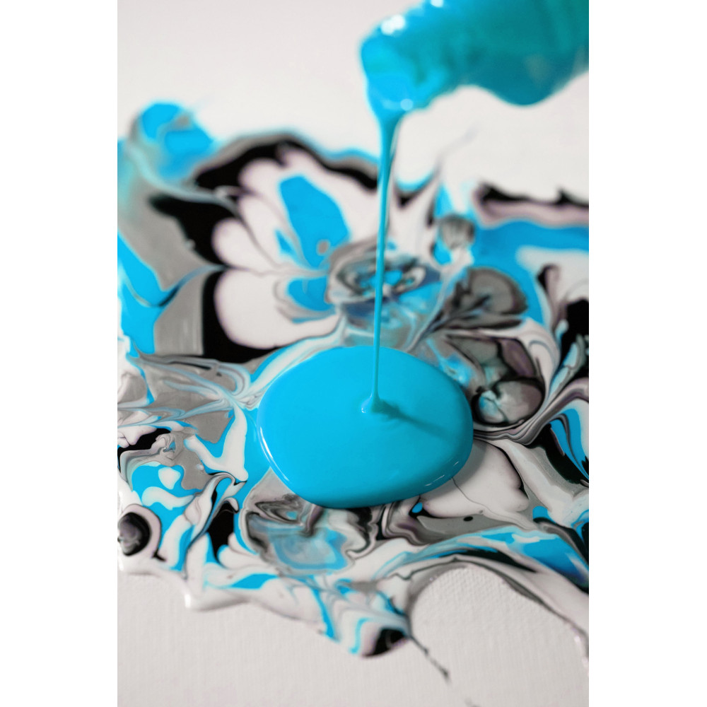 Acrylic paint Pouring Experiences - Pébéo - Turquoise Blue, 118 ml