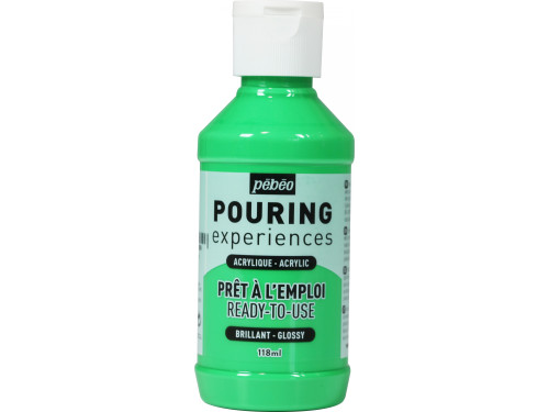 Acrylic paint Pouring Experiences - Pébéo - Bright Green, 118 ml