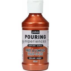Acrylic paint Pouring Experiences - Pébéo - Copper Metallic, 118 ml