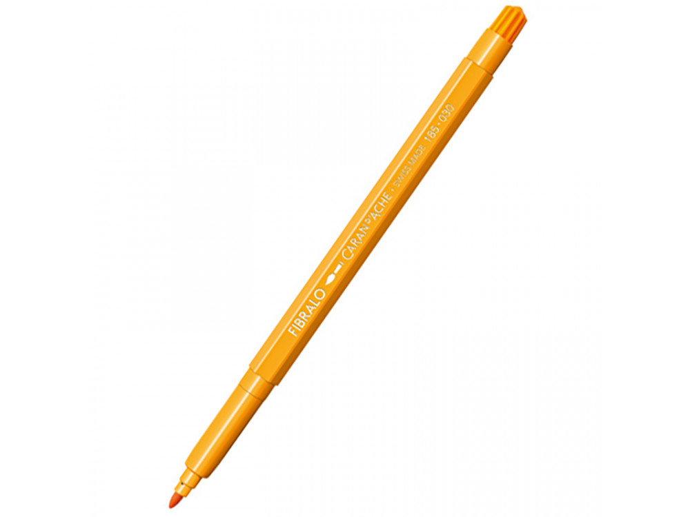 Pisak Fibralo Medium - Caran d'Ache - 030, Orange