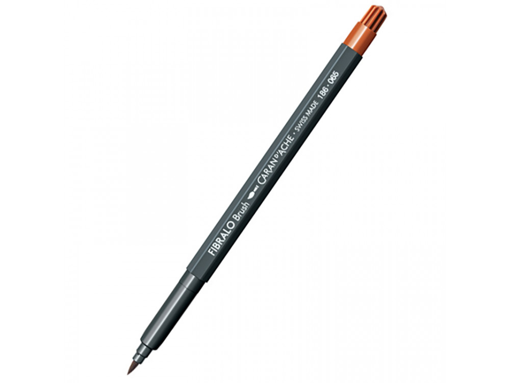 Pisak pędzelkowy Fibralo Brush - Caran d'Ache - 065, Russet