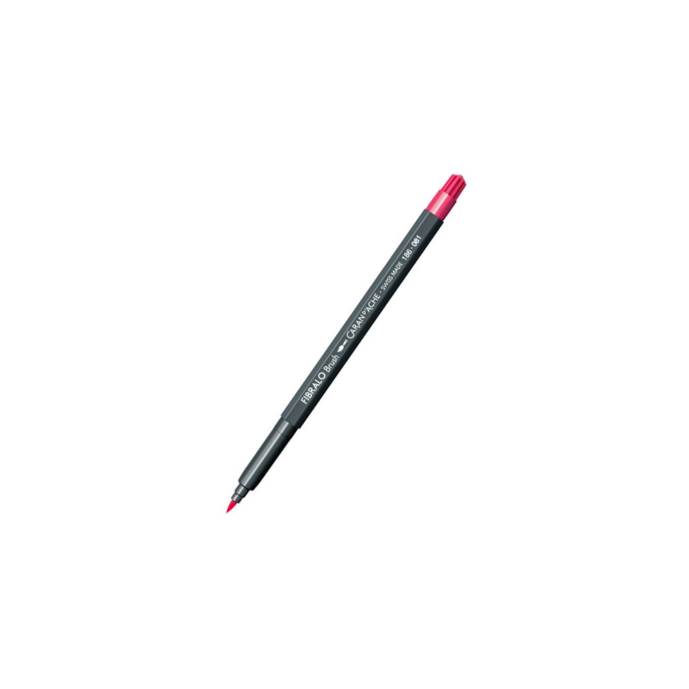 Fibralo water-soluble brush pen - Caran d'Ache - 081, Pink
