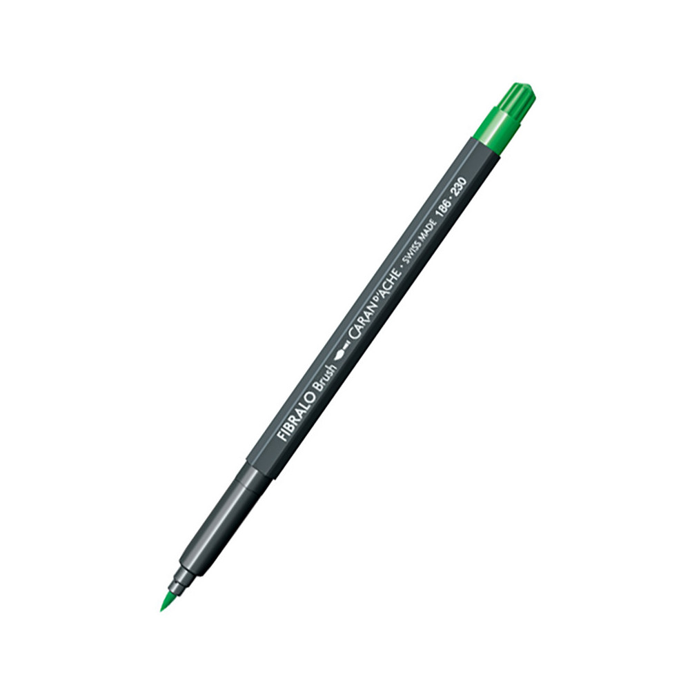 Fibralo water-soluble brush pen - Caran d'Ache - 230, Yellow Green