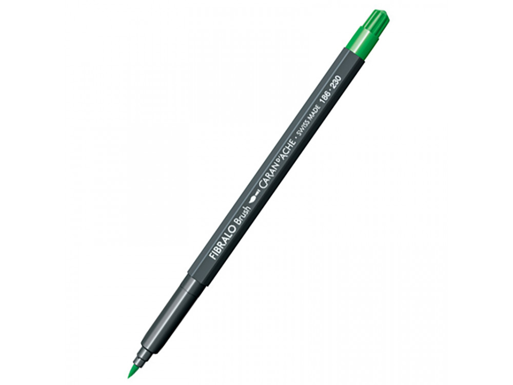 Fibralo water-soluble brush pen - Caran d'Ache - 230, Yellow Green