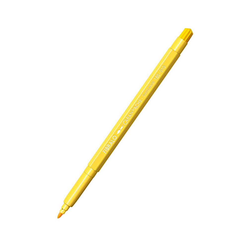Fibralo Medium water-soluble pen - Caran d'Ache - 010, Yellow