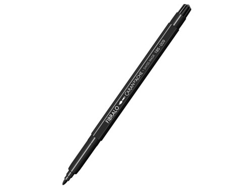 Fibralo Medium water-soluble pen - Caran d'Ache - 009, Black