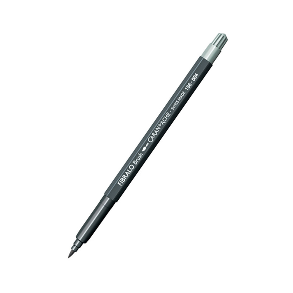 Fibralo water-soluble brush pen - Caran d'Ache - 504, Paynes Grey