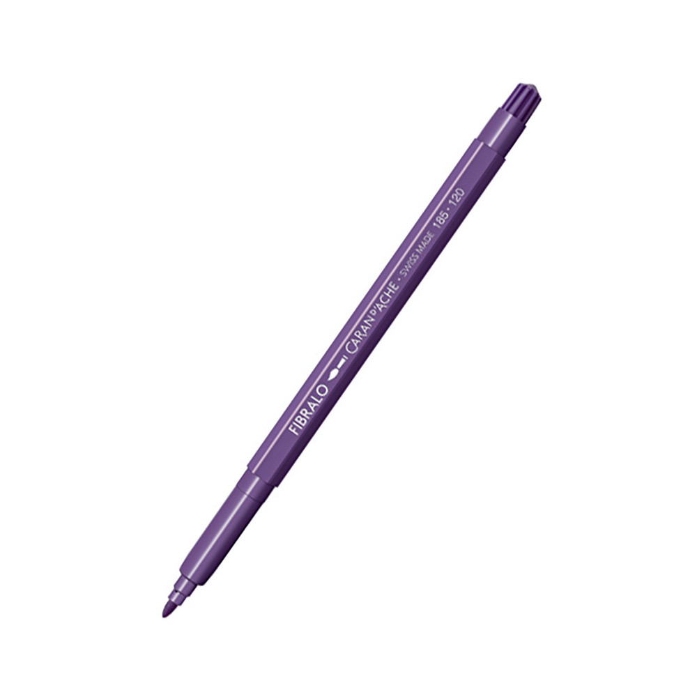 Pisak Fibralo Medium - Caran d'Ache - 120, Violet