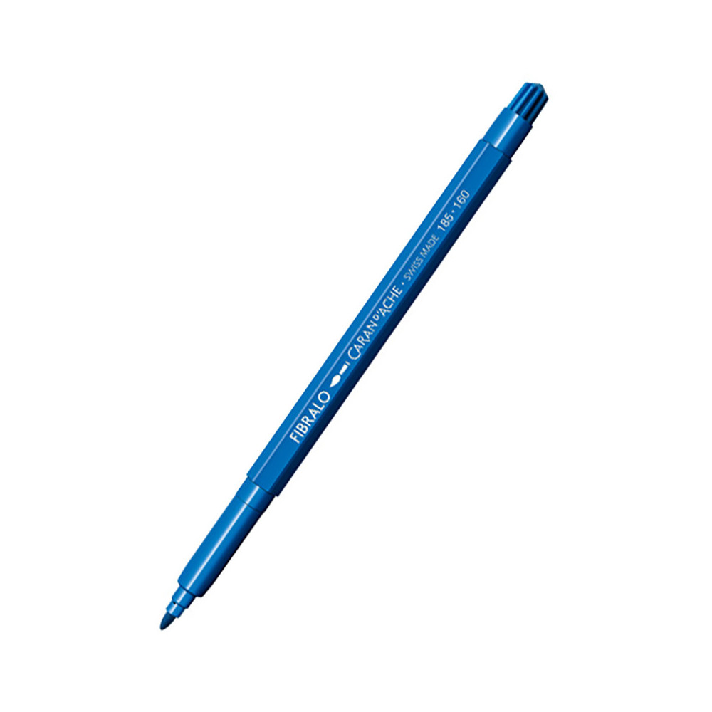Pisak Fibralo Medium - Caran d'Ache - 160, Cobalt Blue