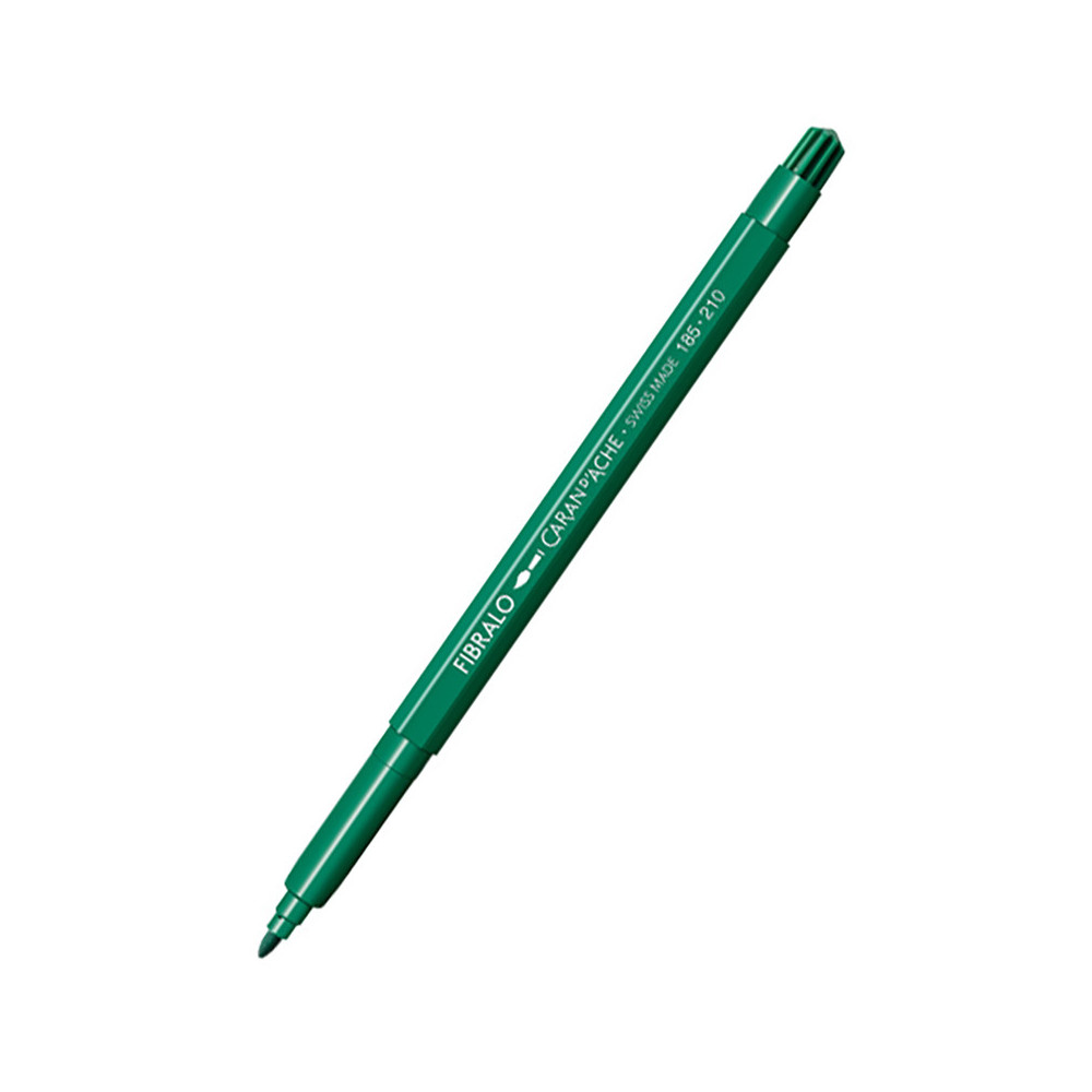 Fibralo Medium water-soluble pen - Caran d'Ache - 210, Emerald Green