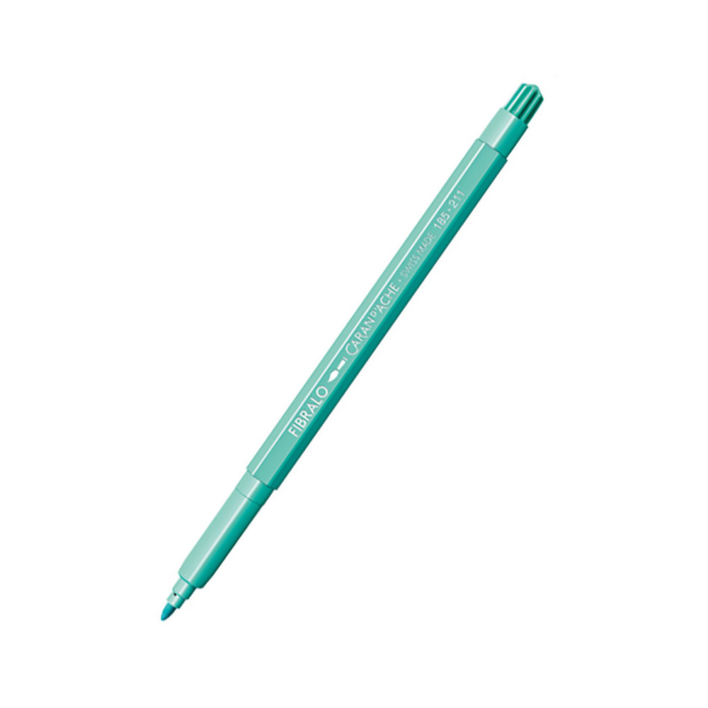 Fibralo Medium water-soluble pen - Caran d'Ache - 211, Jade Green