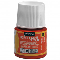 Farba do porcelany Porcelaine 150 - Pébéo - Orange, 45 ml