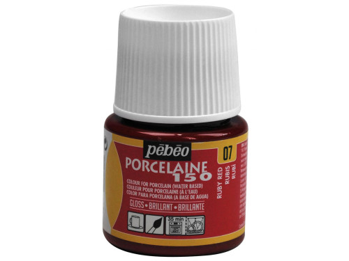 Paint for porcelain Porcelaine 150- Pébéo - Ruby Red, 45 ml