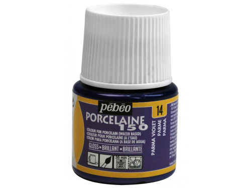 Farba do porcelany Porcelaine 150 - Pébéo - Parma Violet, 45 ml