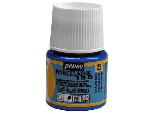 Farba do porcelany Porcelaine 150 - Pébéo - Opaline Blue, 45 ml