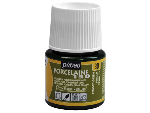Farba do porcelany Porcelaine 150 - Pébéo - Peridot, 45 ml