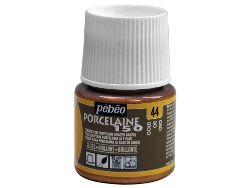 Paint for porcelain Porcelaine 150 - Pébéo - Gold, 45 ml