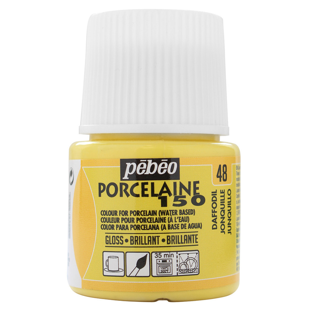 Paint for porcelain Porcelaine 150 - Pébéo - Daffodil, 45 ml