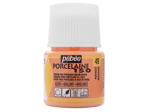 Farba do porcelany Porcelaine 150 - Pébéo - Mango, 45 ml